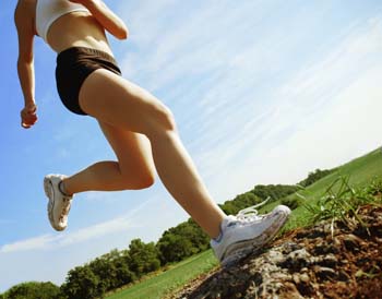 Joggering auf dem Lande